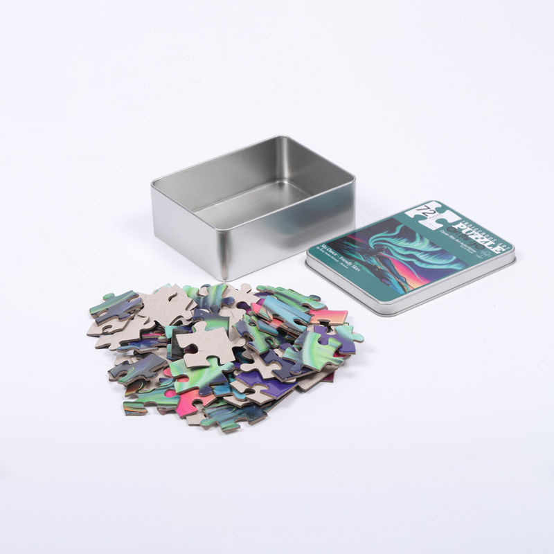 Kinderen op maat gedrukte puzzels Eiron Box Puzzle Voor 3-jarigen 72pcs