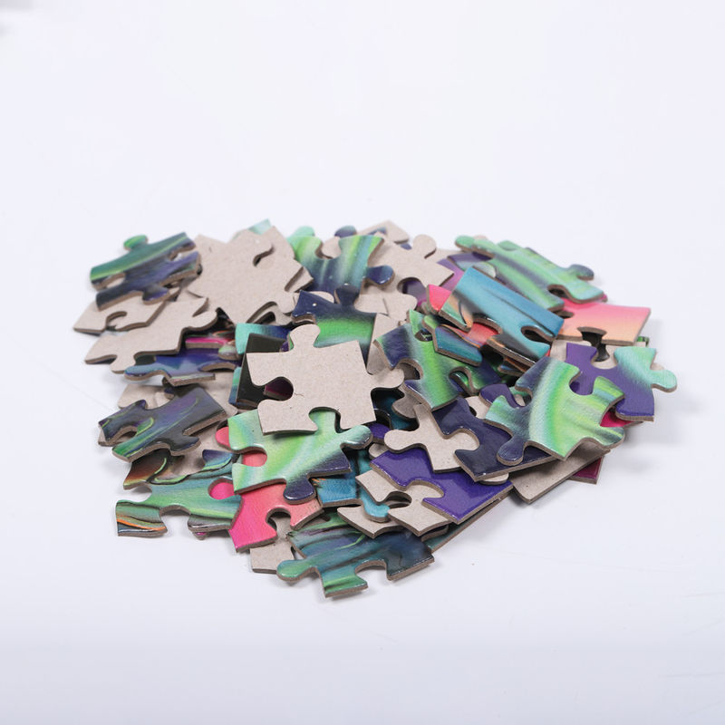 Kinderen op maat gedrukte puzzels Eiron Box Puzzle Voor 3-jarigen 72pcs