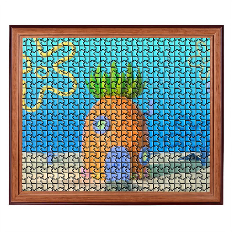 Kleurgeprinte op maat gemaakte puzzels voor educatieve en leuke speeltijd