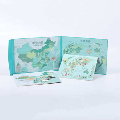 Goede prijs. 3D houten magnetische puzzel van China en wereldkaart online