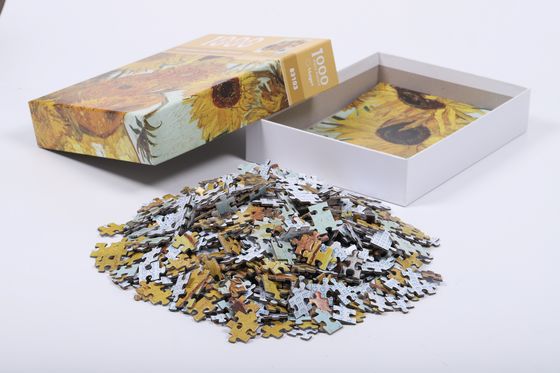 Intermediate moeilijkheidsgraad Custom Printed Rectangular Puzzle Gepersonaliseerd met afbeelding en tekst