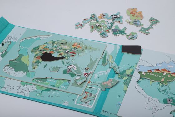 Goede prijs. Op maat gemaakte magnetische educatieve puzzel Chinese kaart Niet giftig online