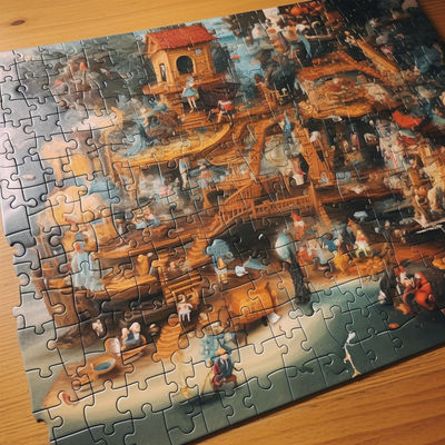 Goede prijs. Kleurrijke puzzelsets Verbetering van probleemoplossende vaardigheden stukjes veilig educatief speelgoed online