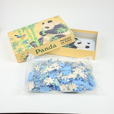Goede prijs. Helder en kleurrijk kartonnen puzzels voor binnen plezier met het gezin online