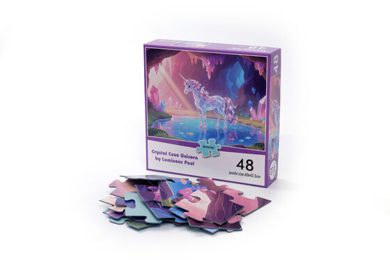 Goede prijs. Kleurrijke & Wimsical Cartoon Puzzle Puzzle - 48Pcs Joy for Kids & Adults (Customizable Design) online